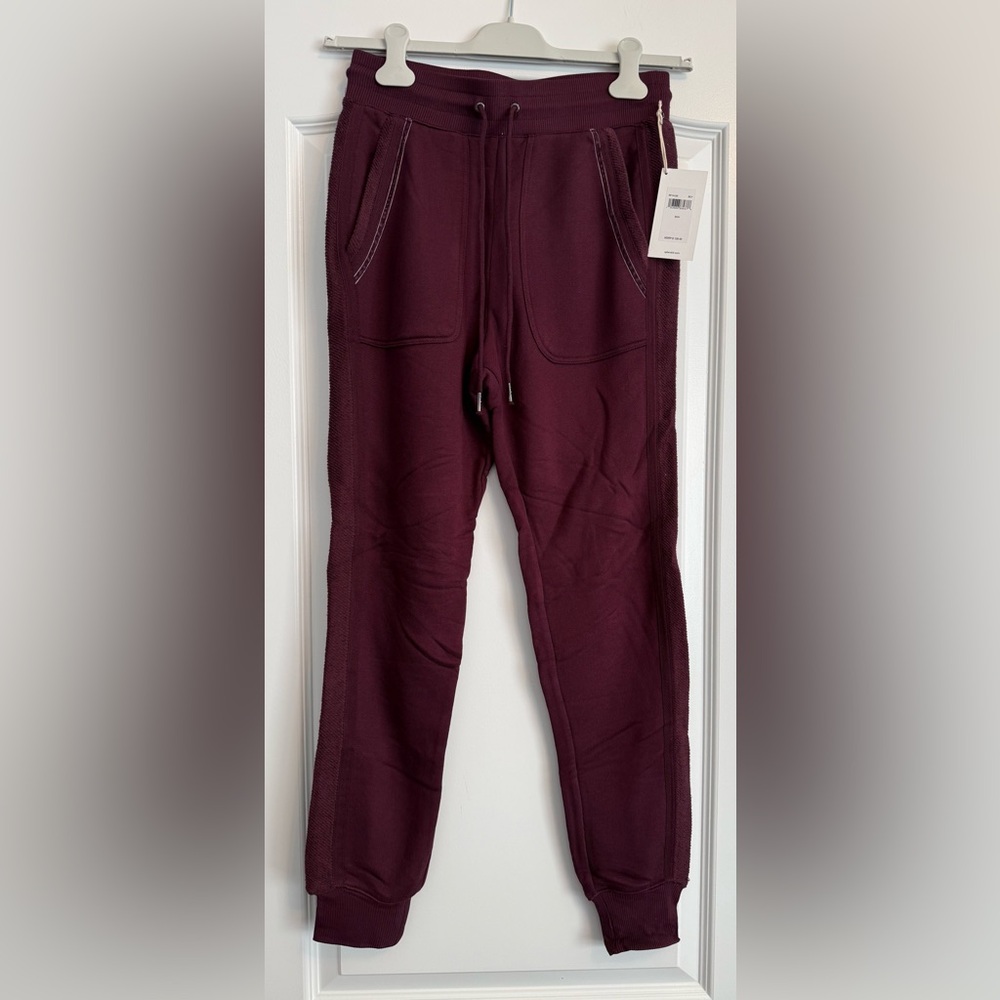 Splendid Burgundy Track Joggers